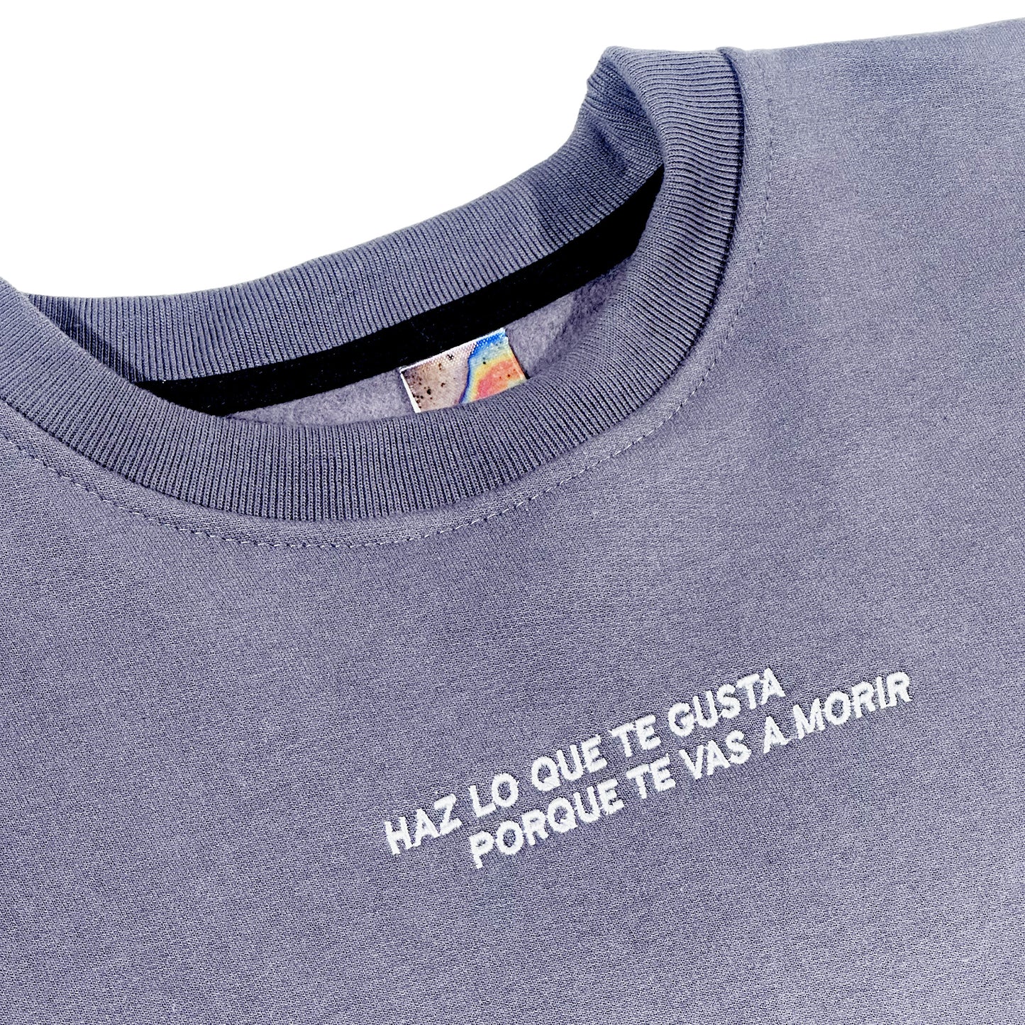 CREWNECK OVERSIZE HAZ LO QUE GUSTA GRIS