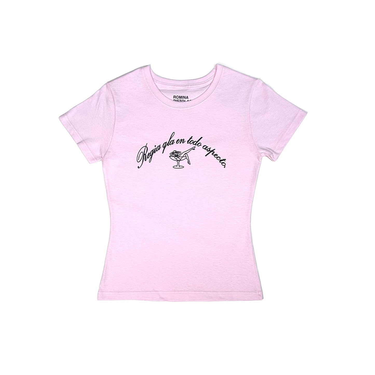 Polera "Regia qla en todo aspecto" de Romina Pistolas