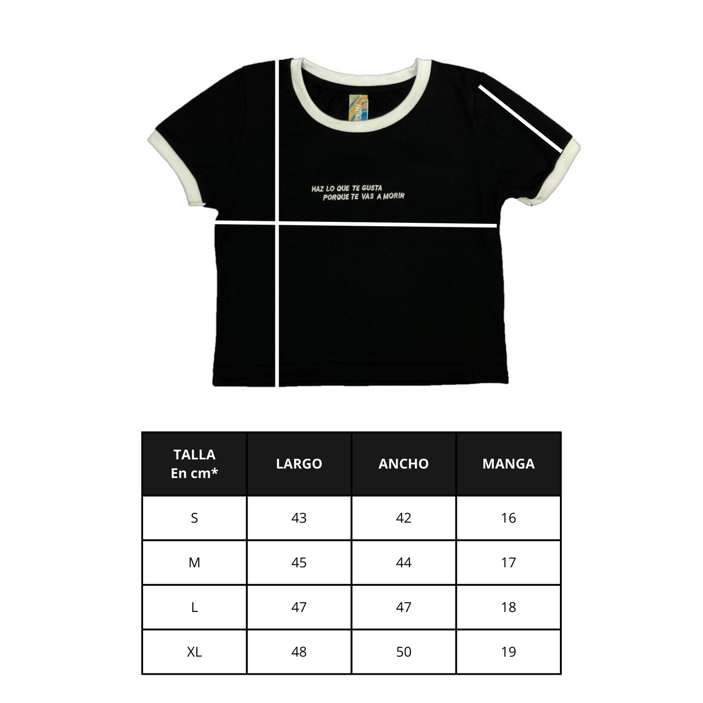 Baby Tee “GRACIAS X NADA”