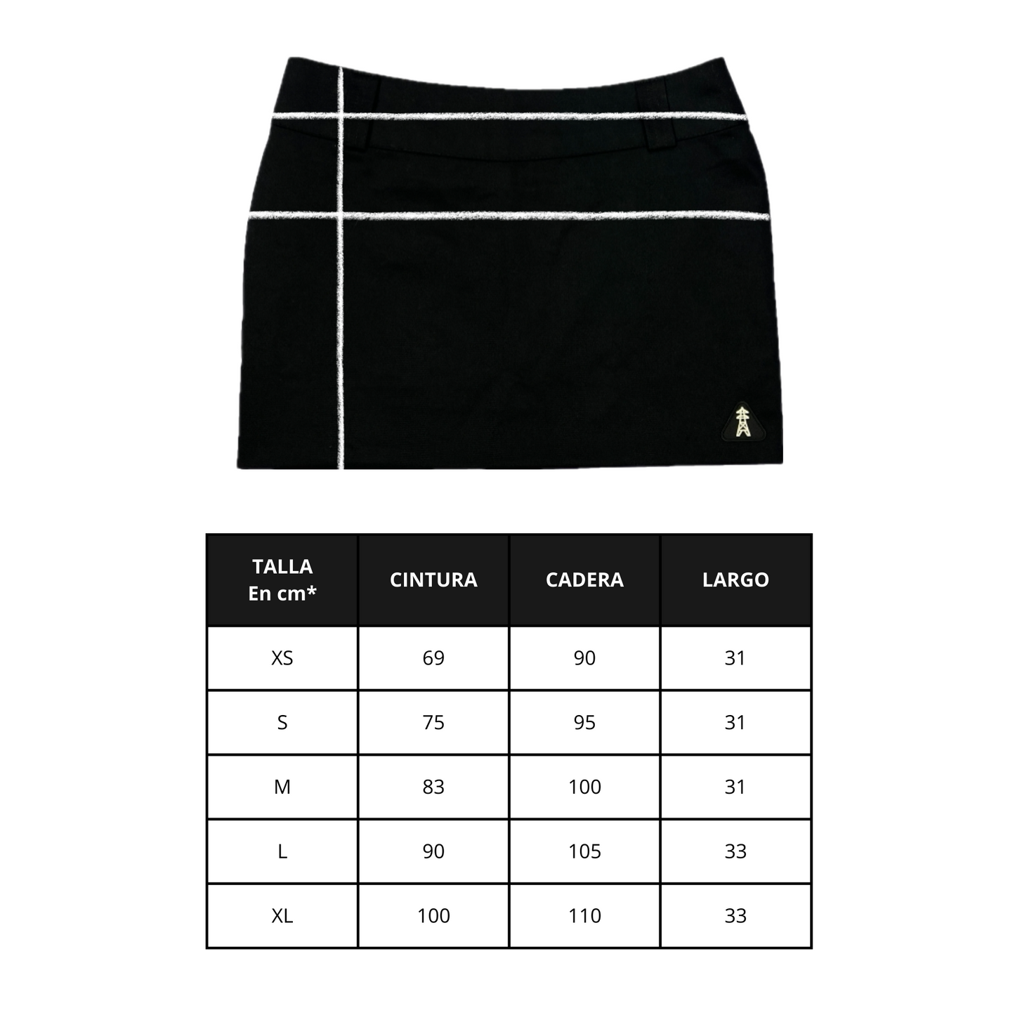 Mini falda “Berno”