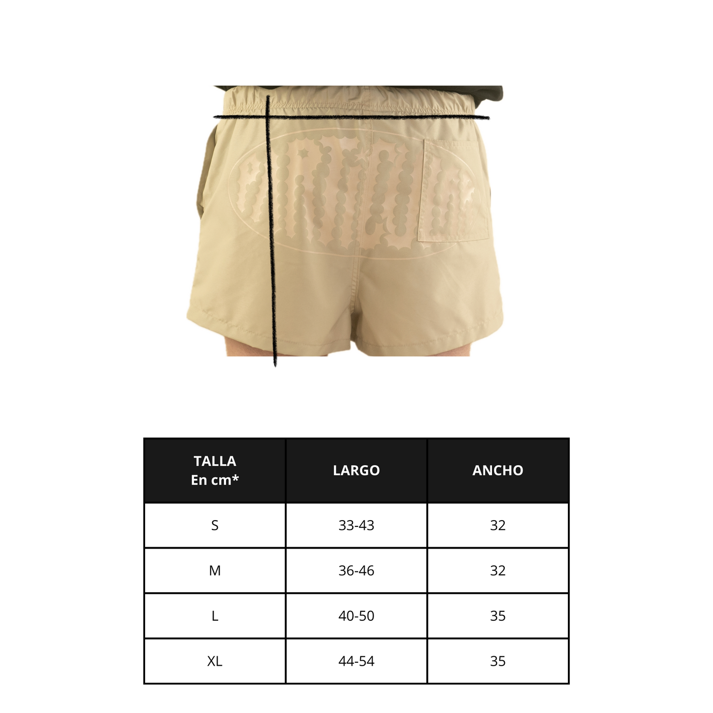 SHORT PARTICULAR DIARIO BEIGE