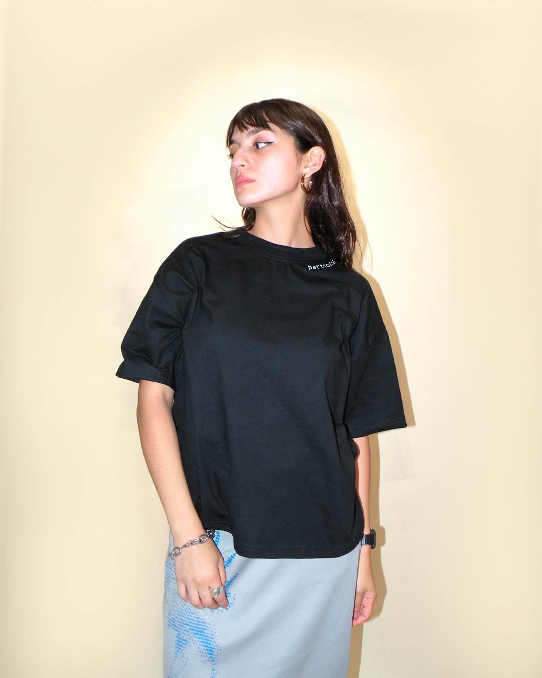 Polera 3 Cuellos Bordada