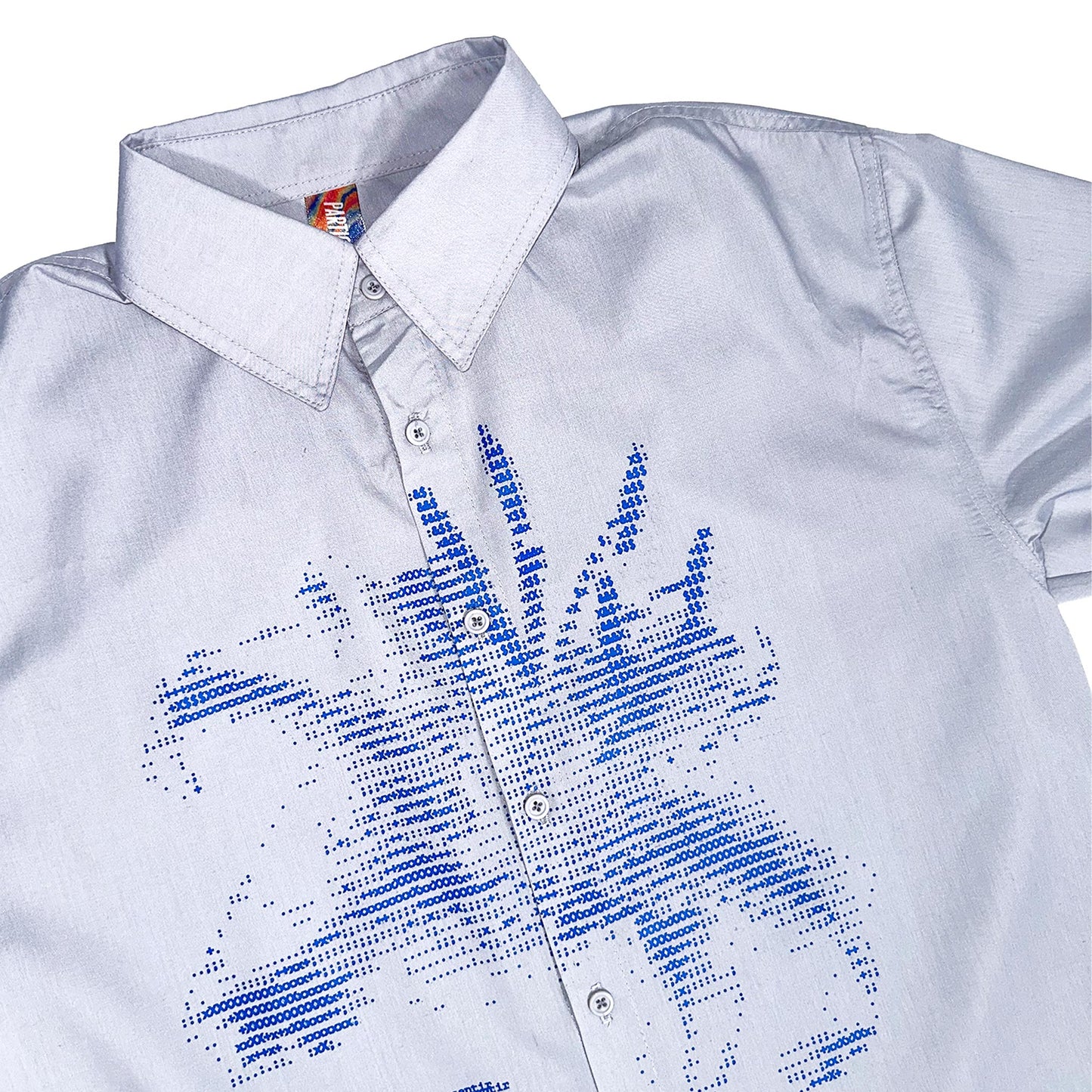Camisa Manga Corta Flor Impresora 1993