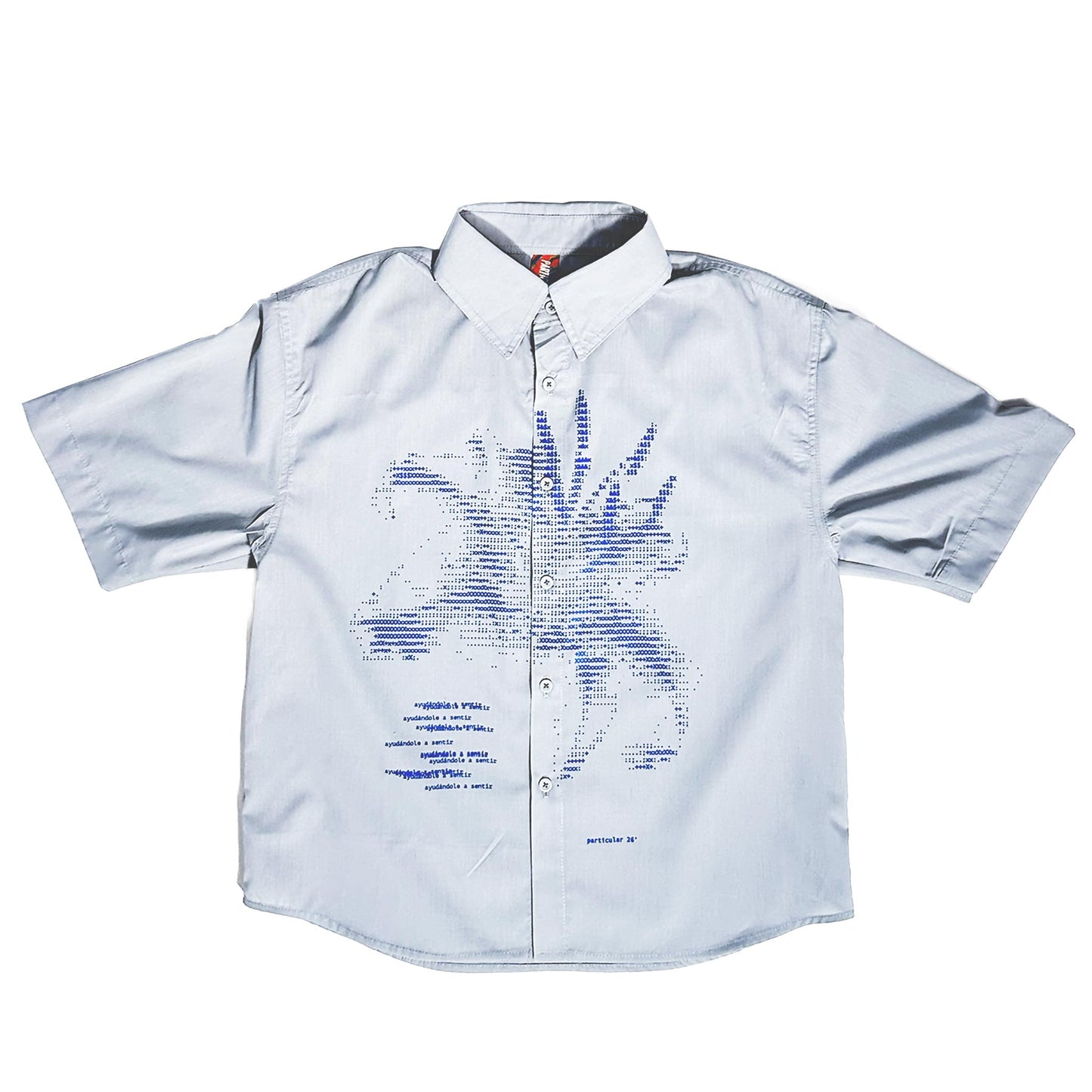 Camisa Manga Corta Flor Impresora 1993