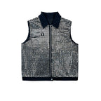 CHAQUETA SIN MANGAS C/TACHAS CLUB PARTICULAR (A PEDIDO)