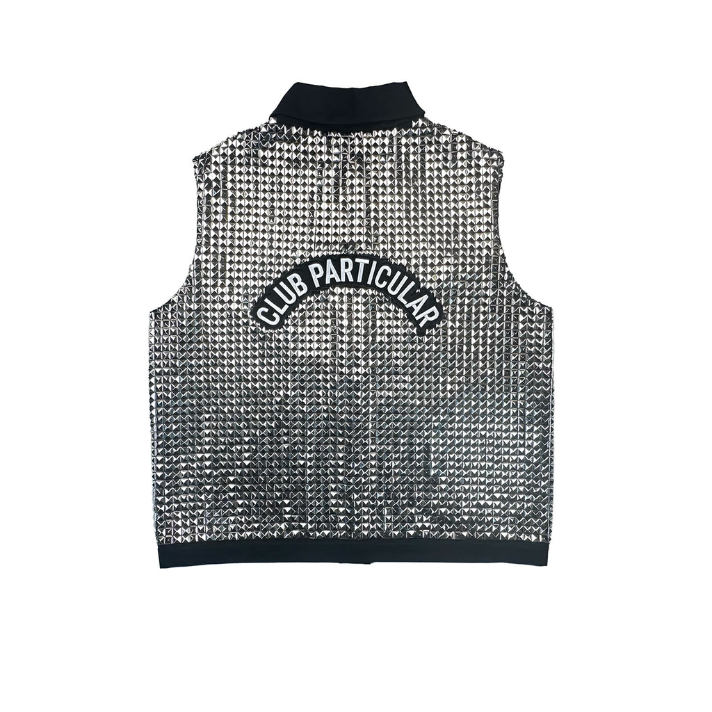CHAQUETA SIN MANGAS C/TACHAS CLUB PARTICULAR (A PEDIDO)