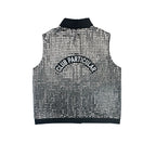CHAQUETA SIN MANGAS C/TACHAS CLUB PARTICULAR (A PEDIDO)