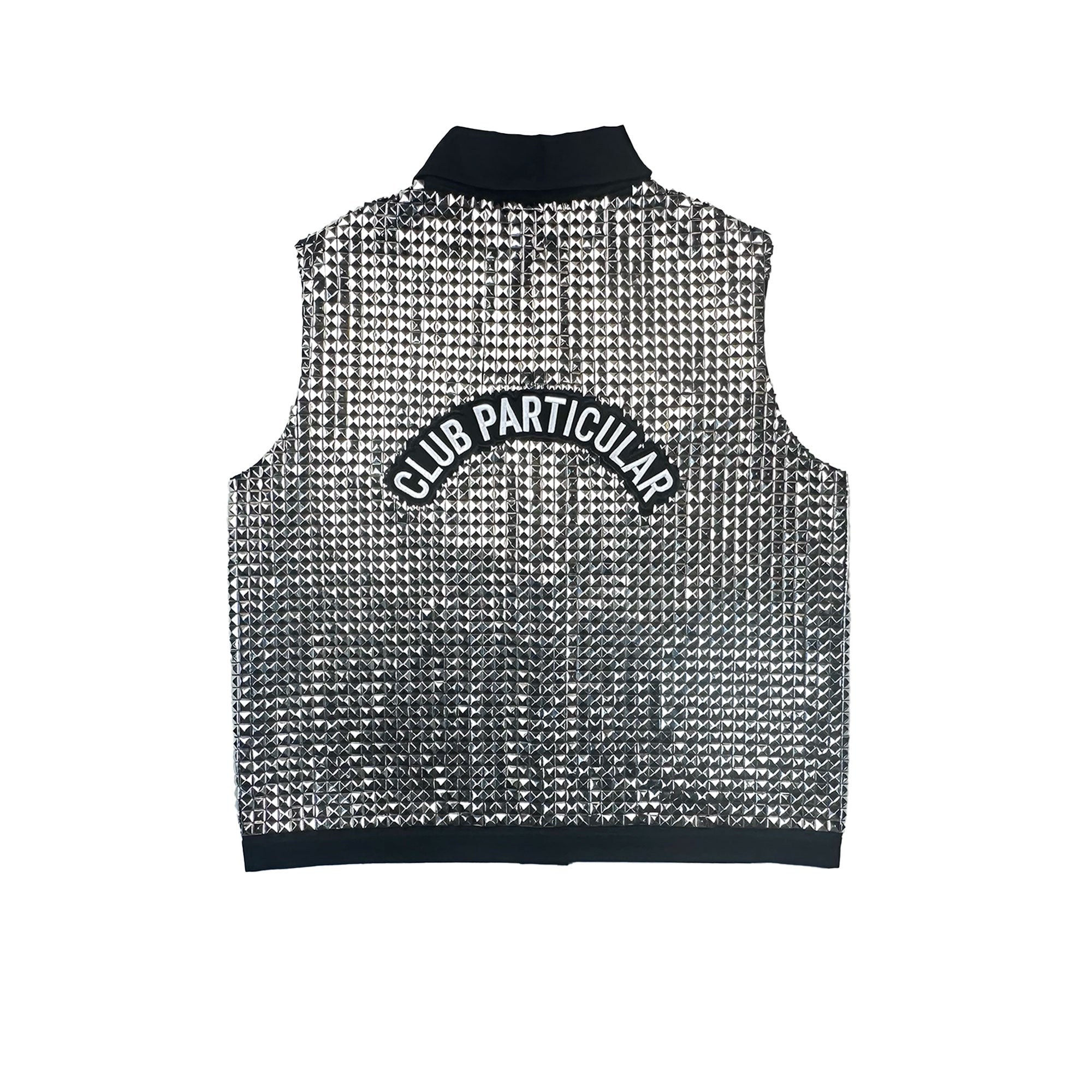 CHAQUETA SIN MANGAS C/TACHAS CLUB PARTICULAR (A PEDIDO)