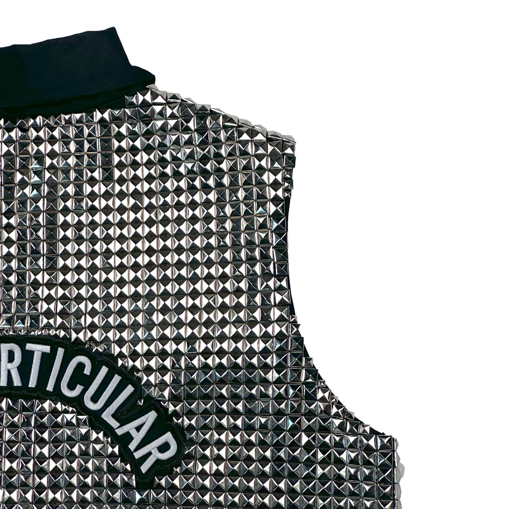 CHAQUETA SIN MANGAS C/TACHAS CLUB PARTICULAR (A PEDIDO)