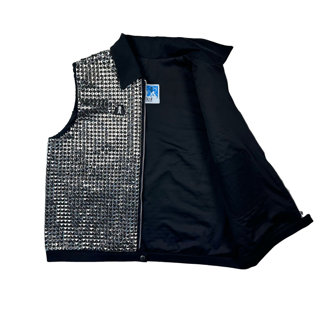 CHAQUETA SIN MANGAS C/TACHAS CLUB PARTICULAR (A PEDIDO)