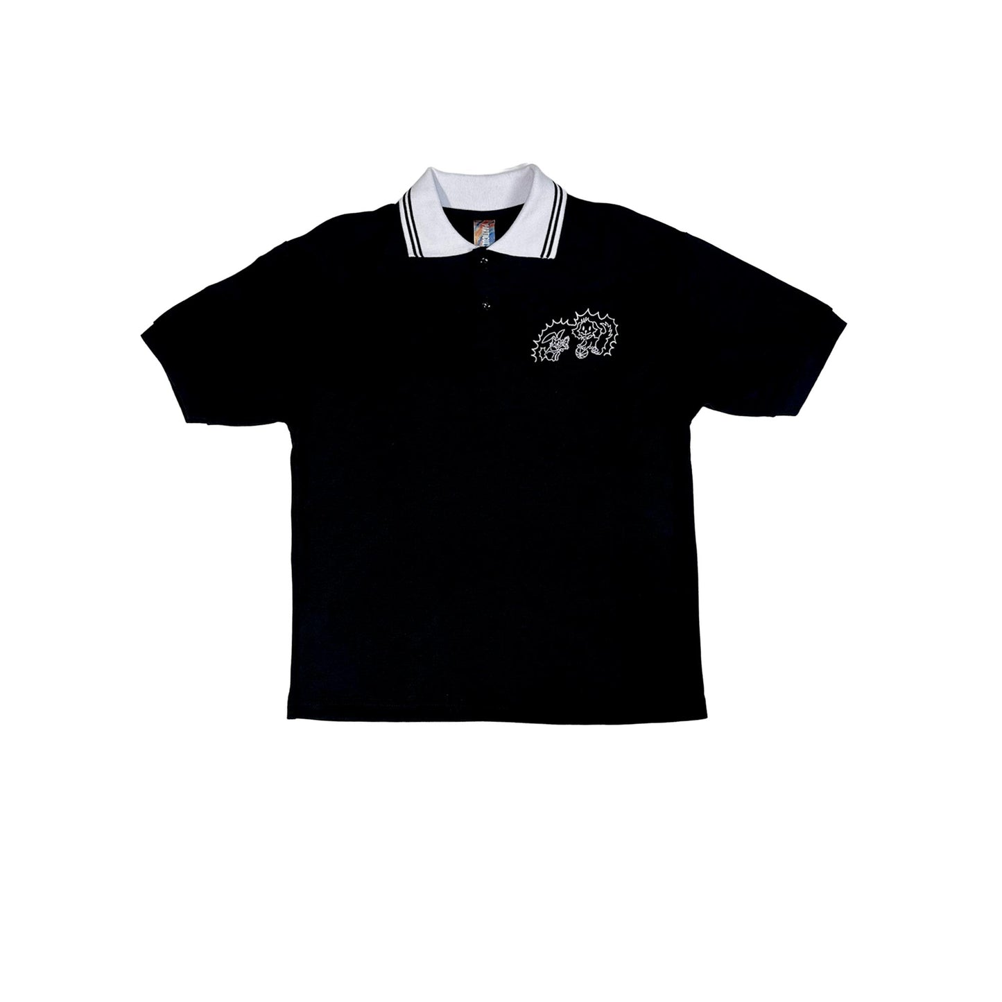 POLERA PIQUE BOXY LOS AMIGOS