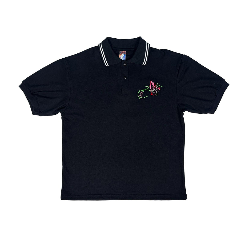 POLERA PIQUE BOXY FLOR MURIENDO