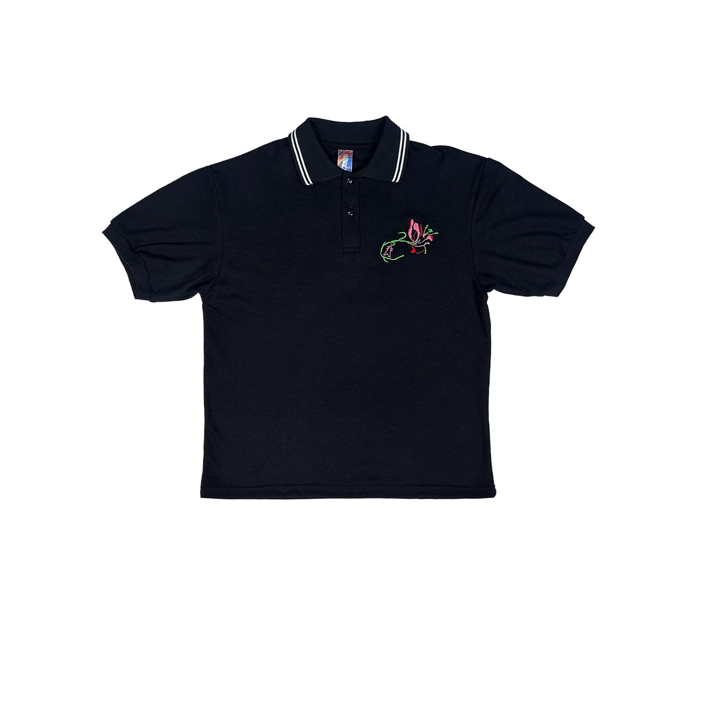 POLERA PIQUE BOXY FLOR MURIENDO