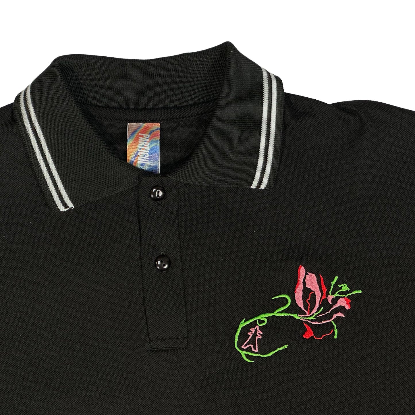 POLERA PIQUE BOXY FLOR MURIENDO