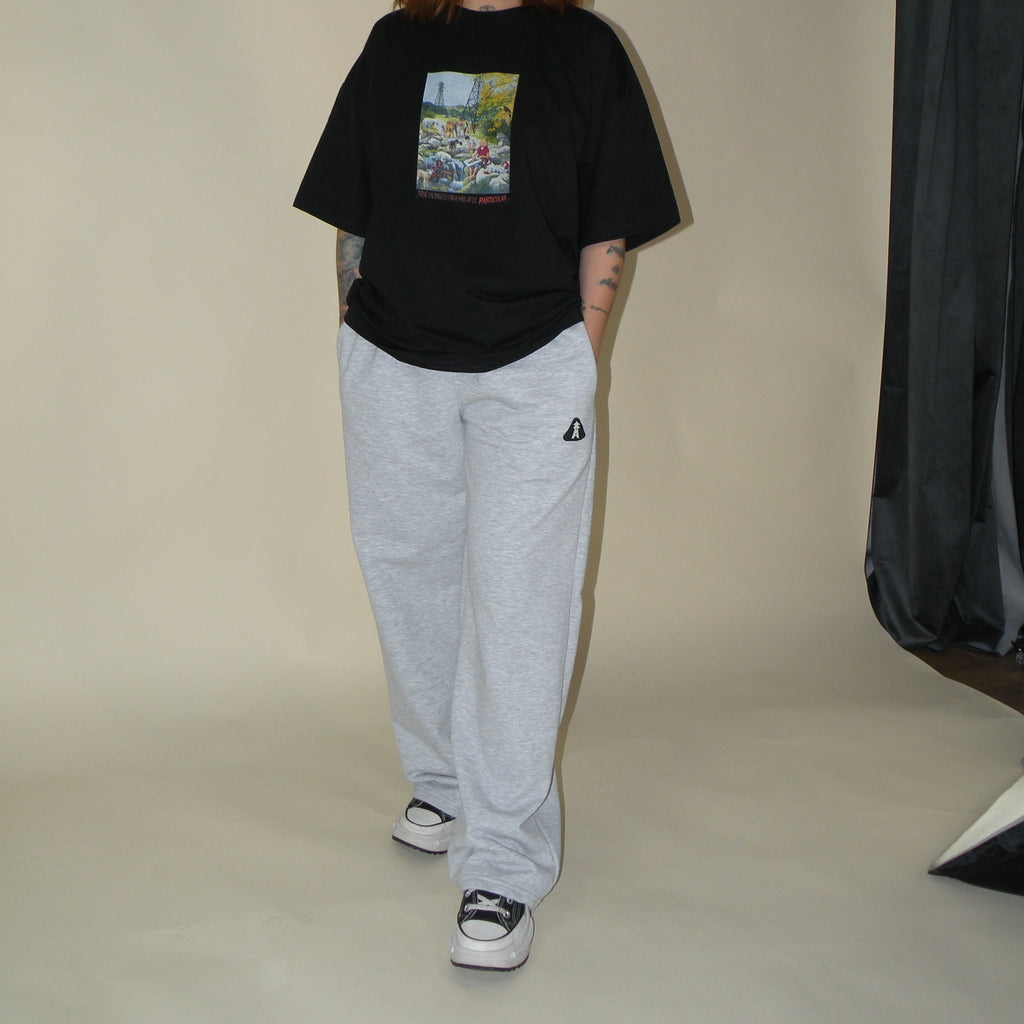 PANTALON BUZO FRANELA GRIS ANTENA