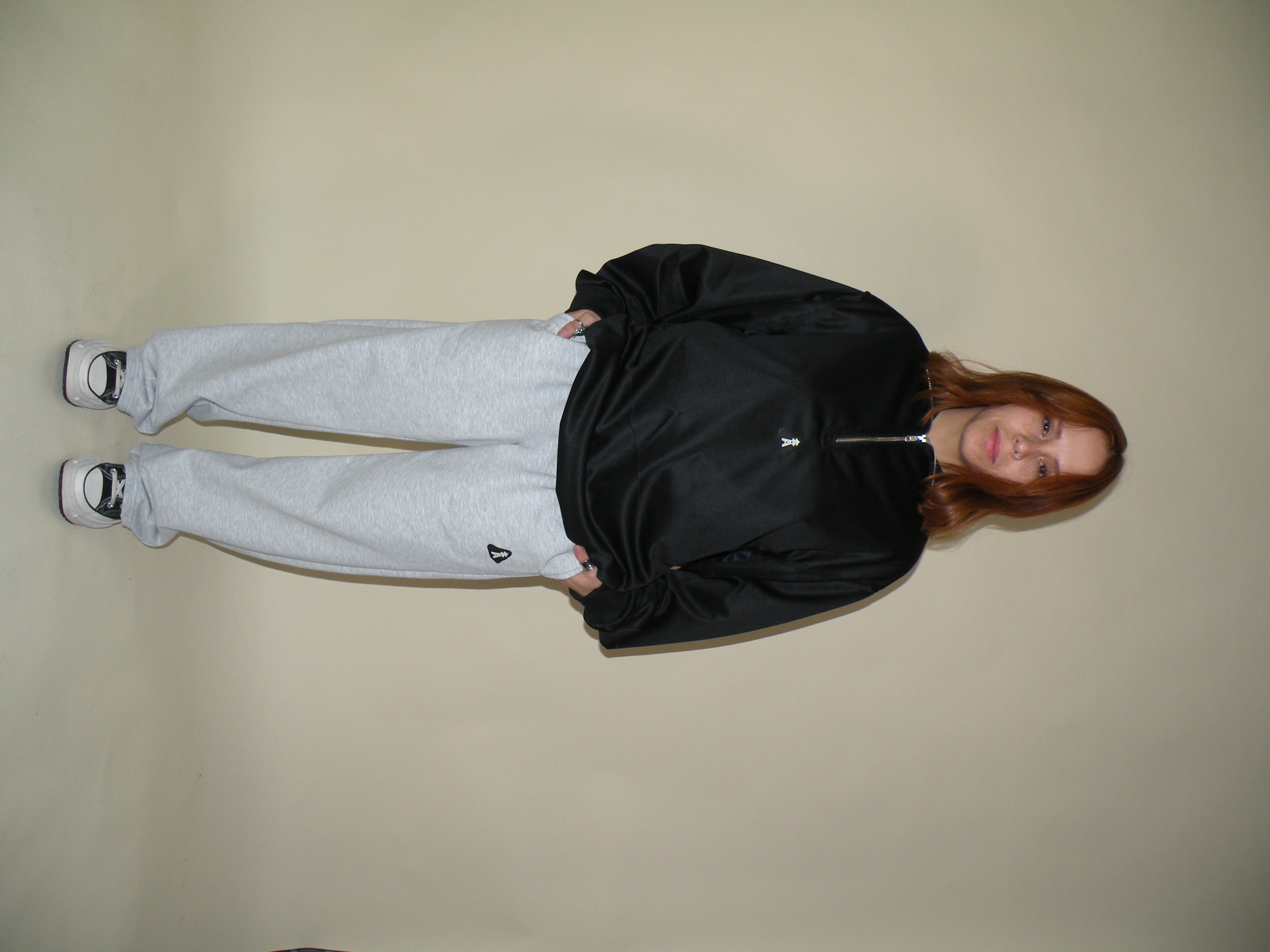 PANTALON BUZO FRANELA GRIS ANTENA