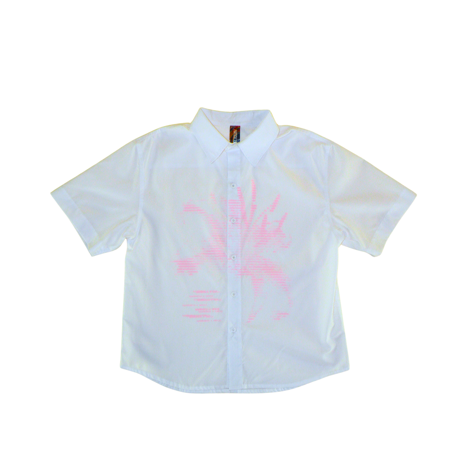 Camisa M/C Blanca Flor Impresora 1993