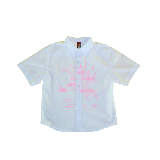 Camisa M/C Blanca Flor Impresora 1993