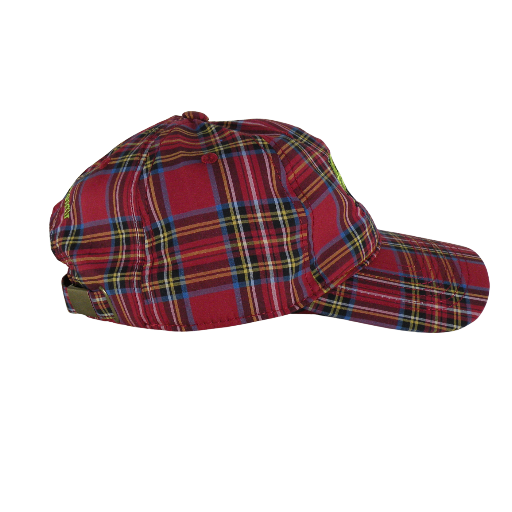 CAP TARTAN ROJO "AYUDANDOLE A SENTIR"