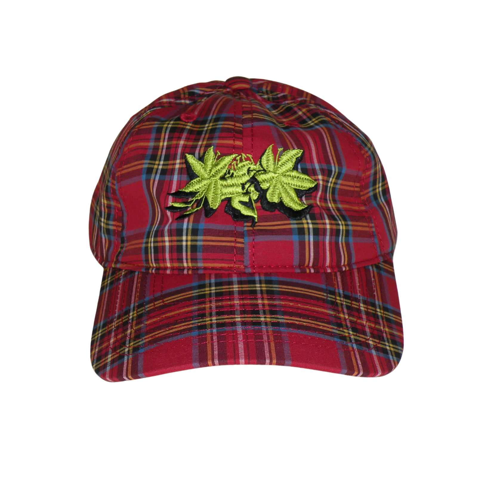 CAP TARTAN ROJO "AYUDANDOLE A SENTIR"