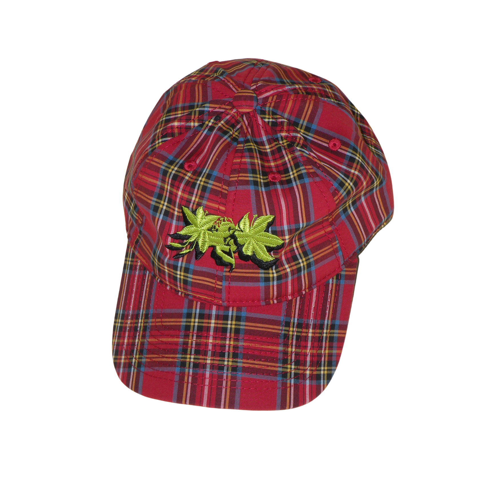 CAP TARTAN ROJO "AYUDANDOLE A SENTIR"