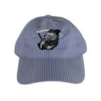 CAP OXFORD RAYADA "MUERDE LA MANO"