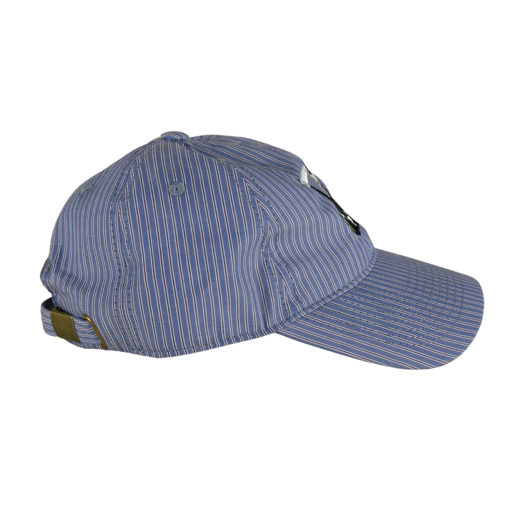 CAP OXFORD RAYADA "MUERDE LA MANO"