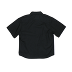 Camisa M/C Negra Flor Impresora 1993