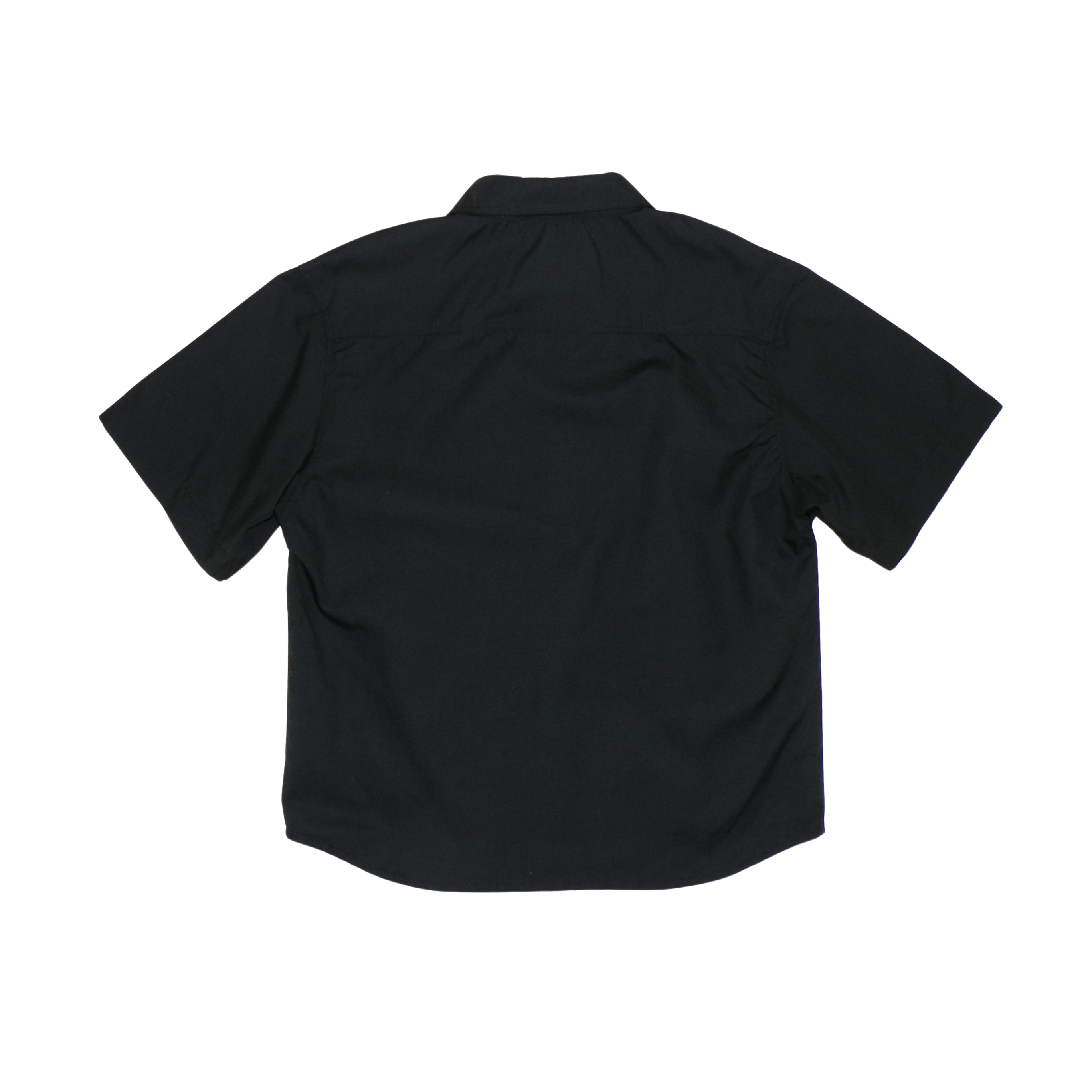 Camisa M/C Negra Flor Impresora 1993