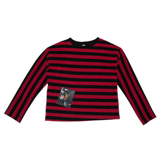 Polera ML Rayada Perro