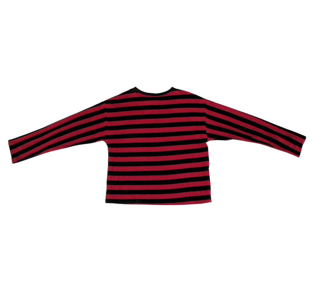 Polera ML Rayada Perro