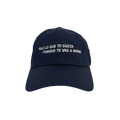 HAZ LO QUE TE GUSTA CAP AZUL MARINO