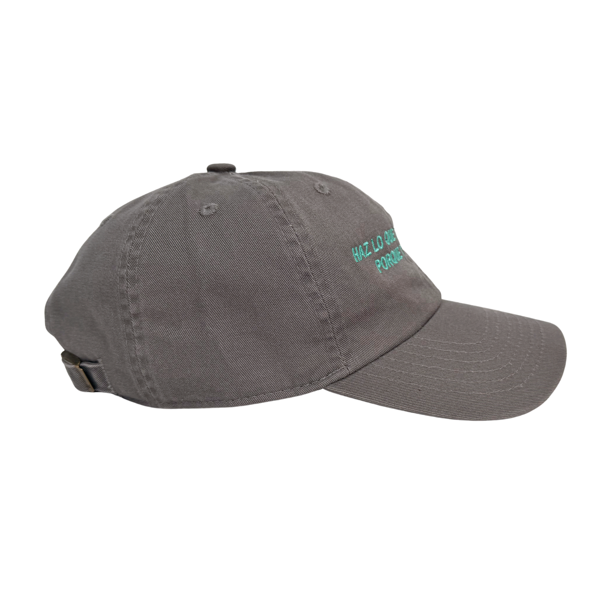 HAZ LO QUE TE GUSTA CAP GRIS CLARO