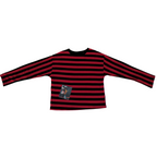 Polera ML Rayada Perro