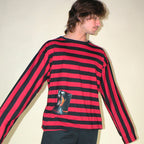 Polera ML Rayada Perro