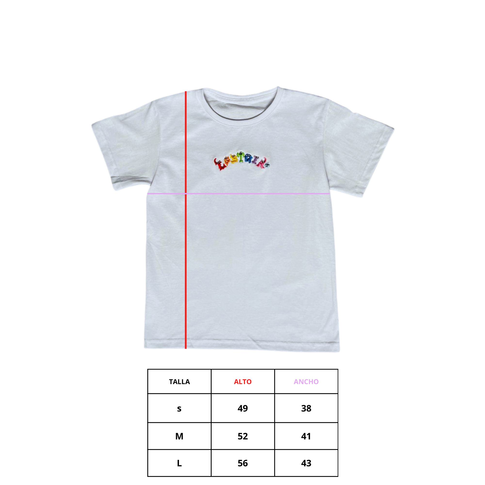 BABY TEE LGBTIQA+ BLANCO