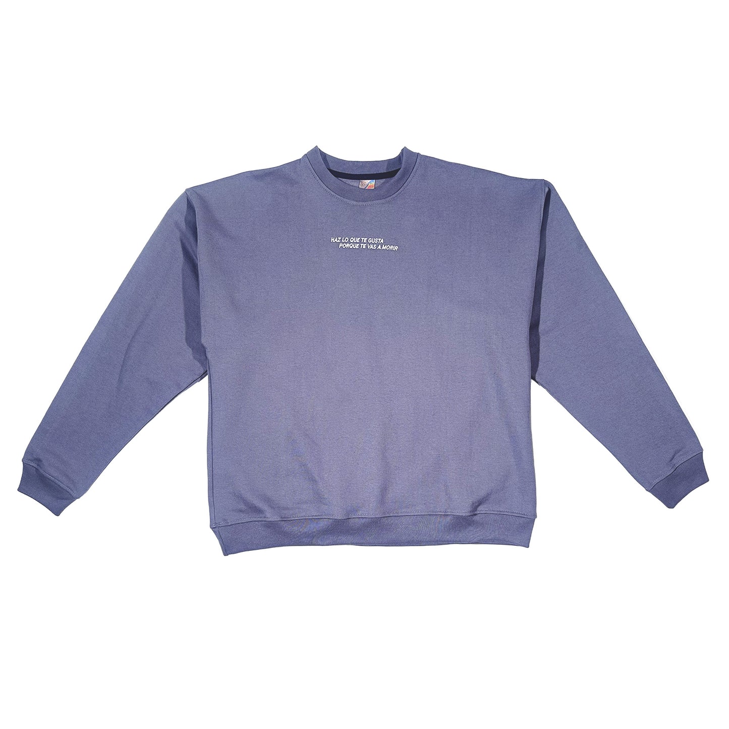 CREWNECK OVERSIZE HAZ LO QUE GUSTA GRIS