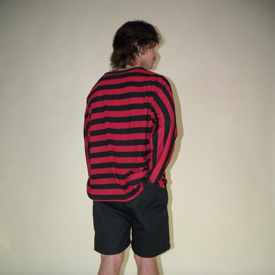 Polera ML Rayada Perro