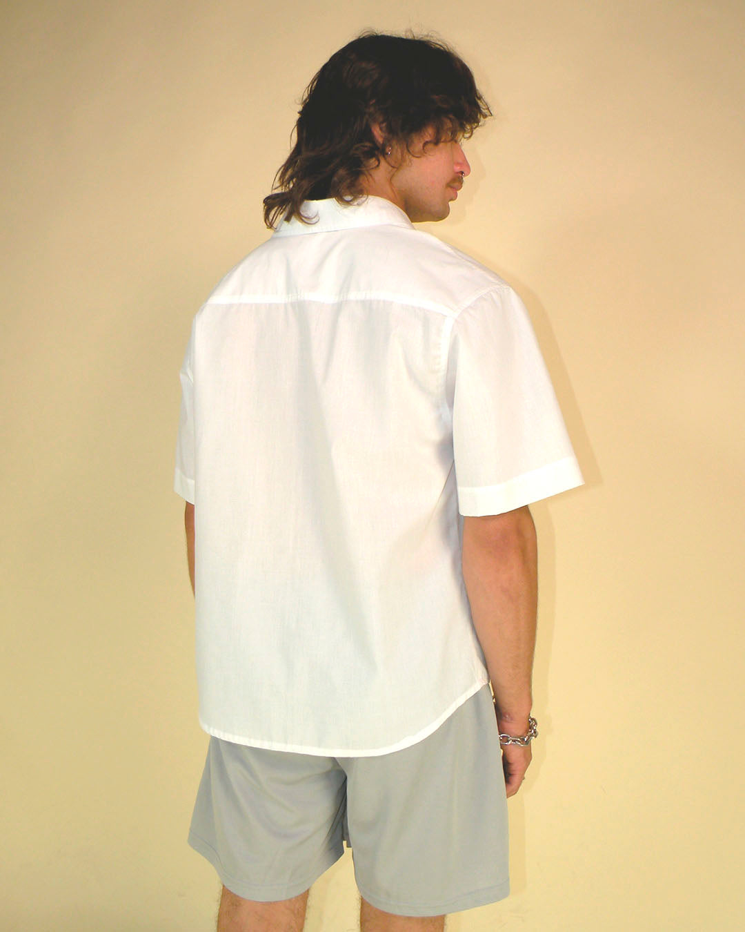 Camisa M/C Blanca Flor Impresora 1993
