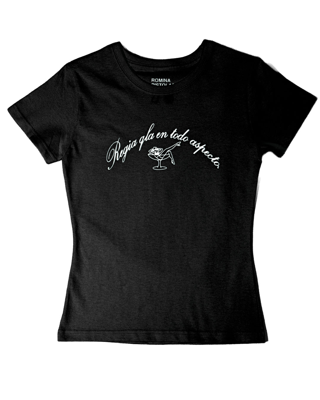 Polera "Regia qla en todo aspecto" de Romina Pistolas (PREVENTA)