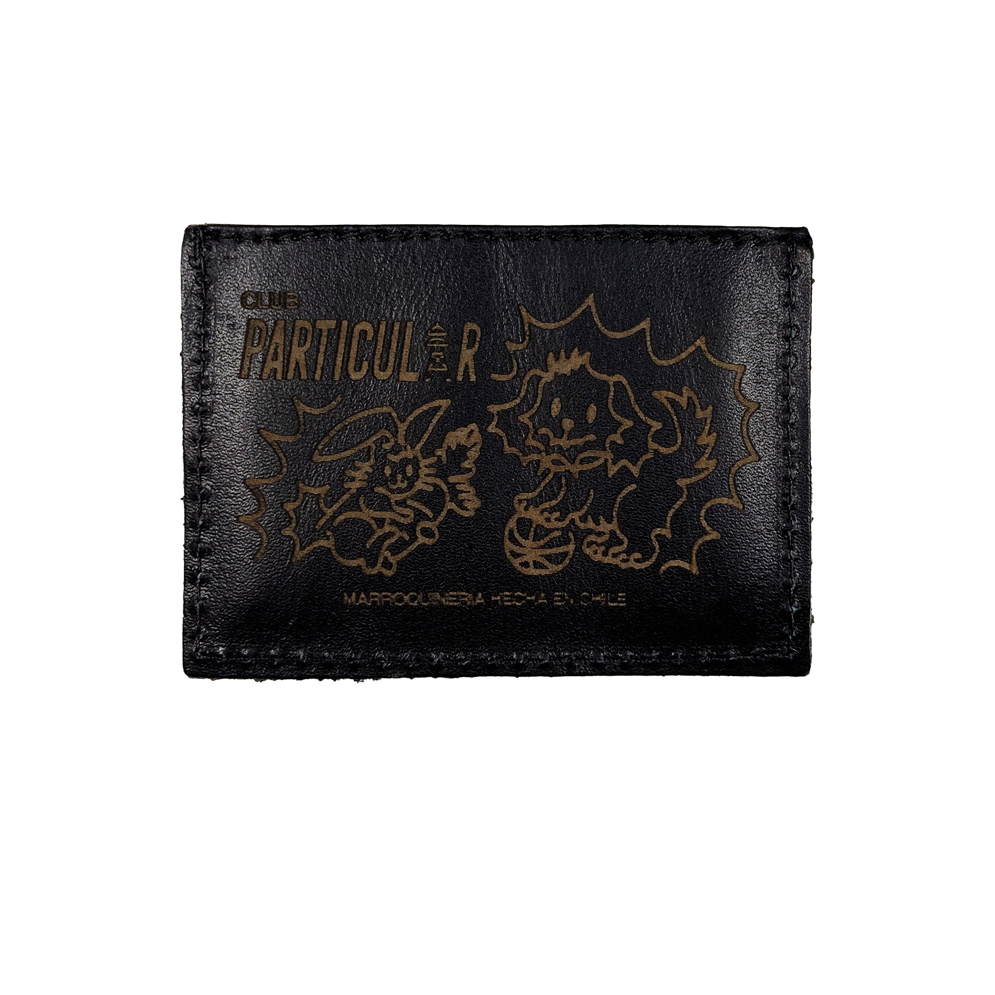 TARJETERO CUERO  "LOS AMIGOS"