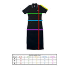 Vestido Largo Pique Mujer