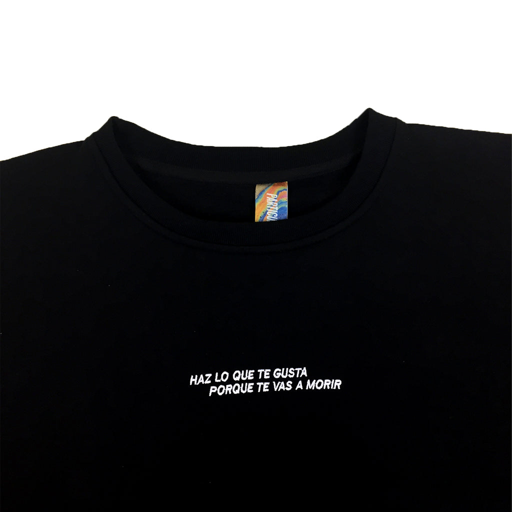 CREWNECK OVERSIZE HAZ LO QUE GUSTA NEGRO