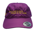 CAP NYLON "HAZ LO QUE QUIERAS" MORADO