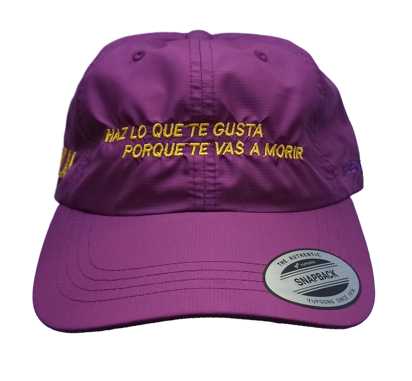 CAP NYLON "HAZ LO QUE QUIERAS" MORADO