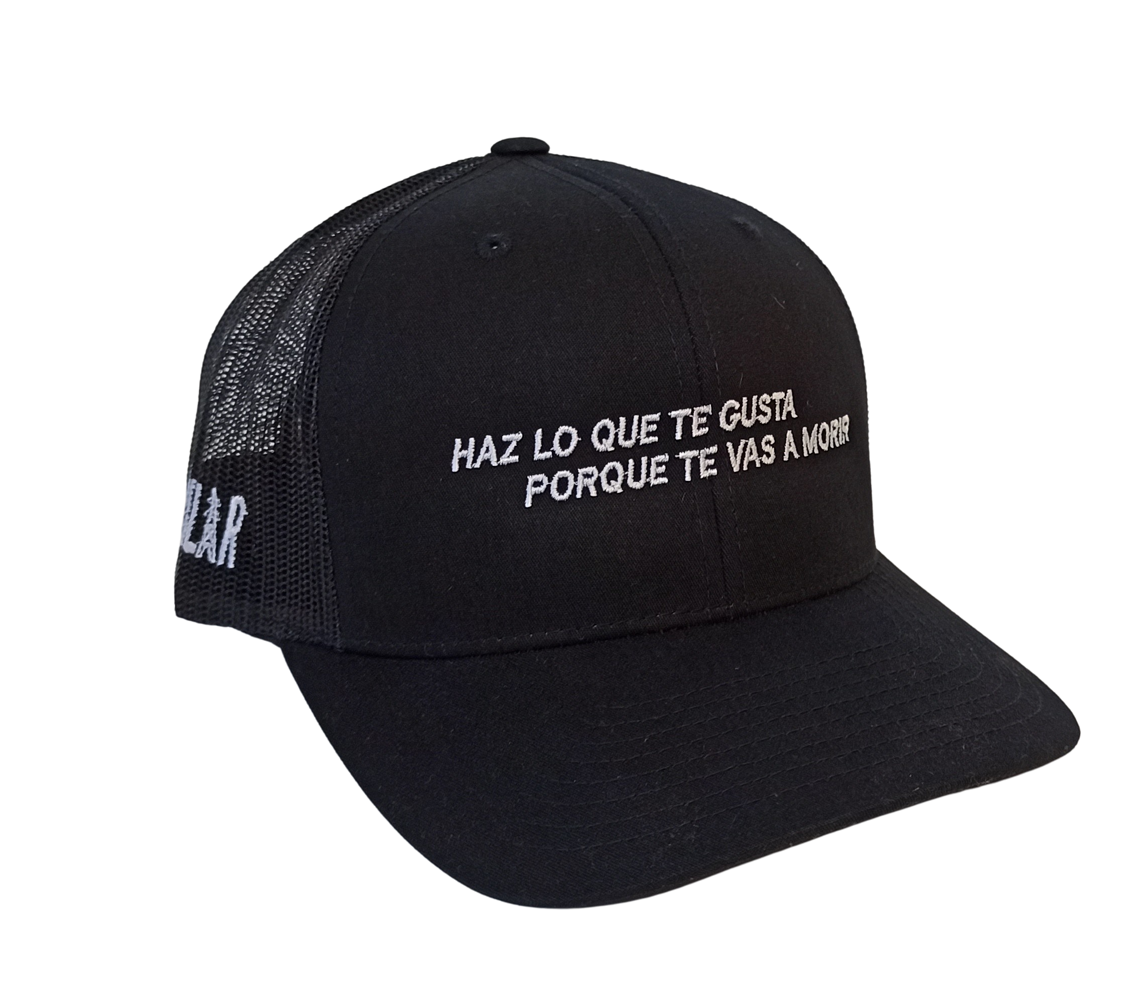 CAP "HAZ LO QUE QUIERAS" NEGRO MALLA