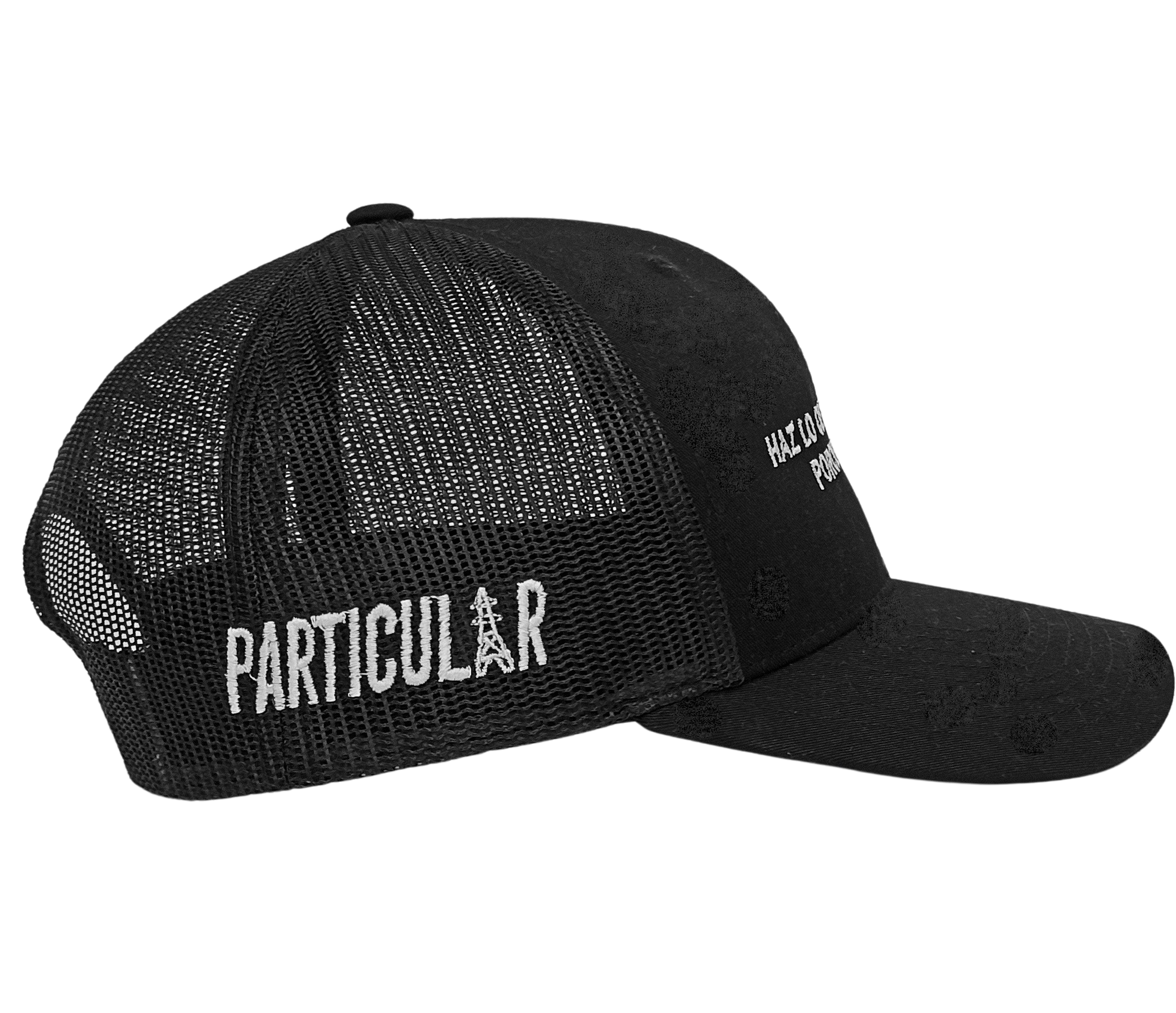CAP "HAZ LO QUE QUIERAS" NEGRO MALLA