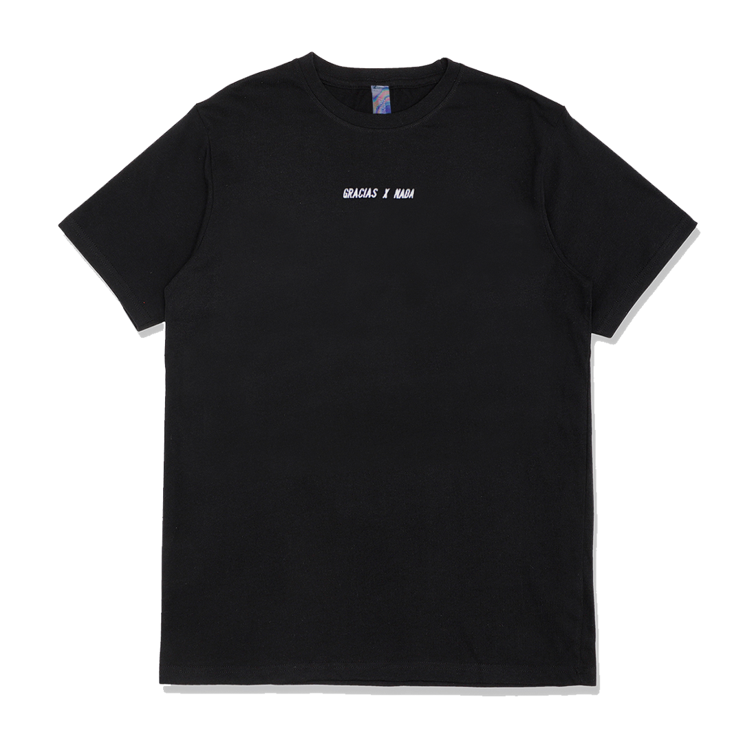 POLERA OVERSIZE NEGRA "GRACIAS X NADA".