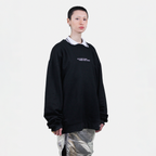 CREWNECK OVERSIZE HAZ LO QUE GUSTA NEGRO